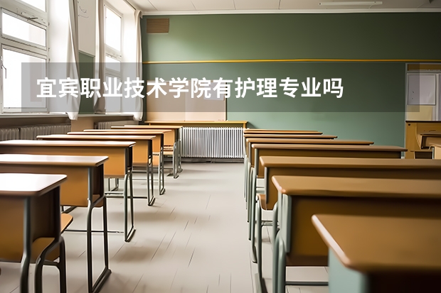 宜宾职业技术学院有护理专业吗
