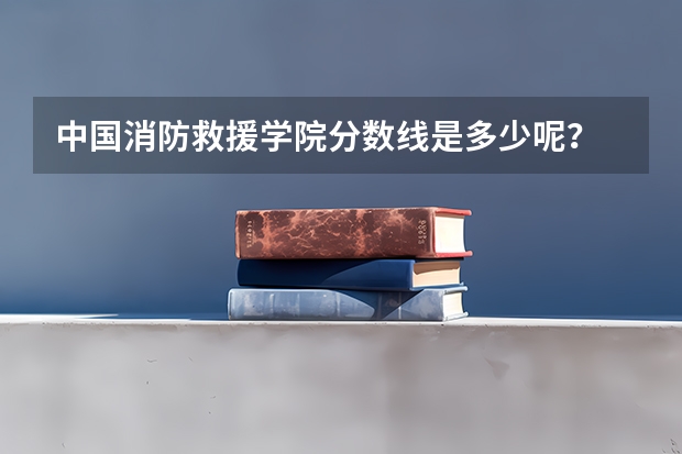 中国消防救援学院分数线是多少呢？
