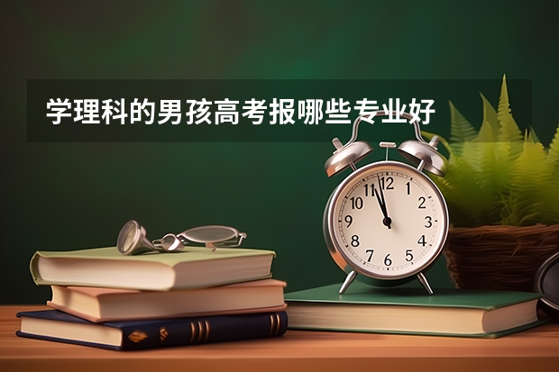 学理科的男孩高考报哪些专业好