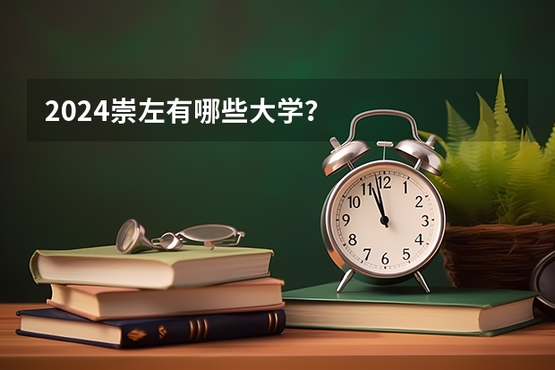 2024崇左有哪些大学?