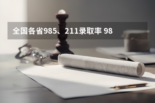 全国各省985、211录取率 985211录取率