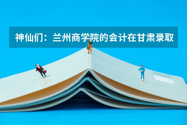 神仙们:兰州商学院的会计在甘肃录取分数线是多少?