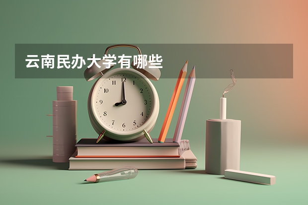 云南民办大学有哪些