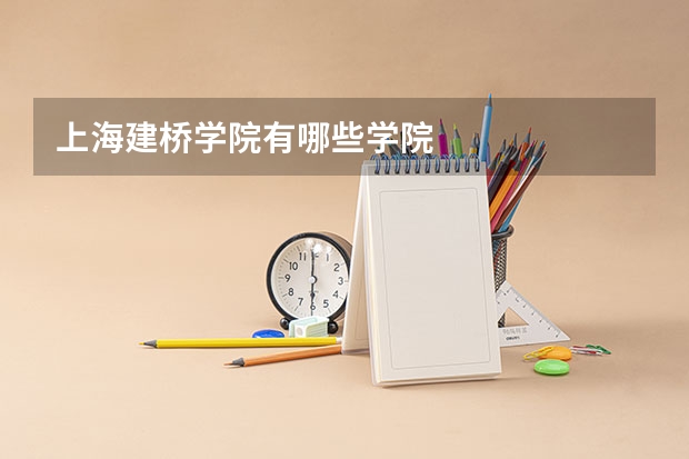 上海建桥学院有哪些学院