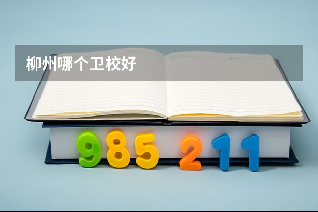 柳州哪个卫校好