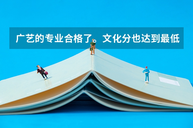 广艺的专业合格了。文化分也达到最低录取分数线了,报广艺有希望吗 ?