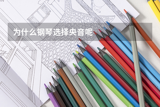 为什么钢琴选择央音呢