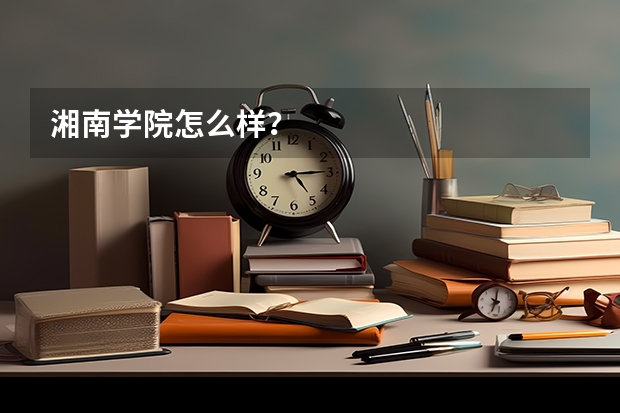 湘南学院怎么样？