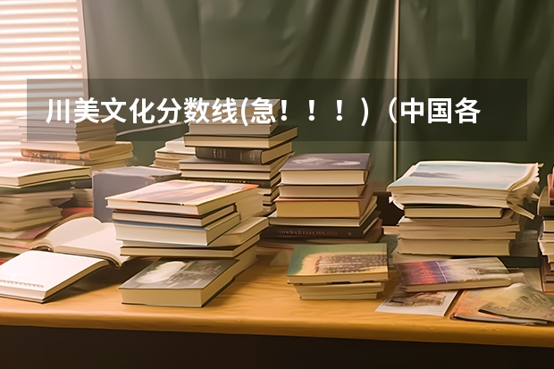 川美文化分数线(急!!!)(中国各美术学院)