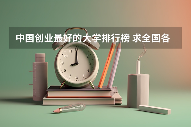 中国创业最好的大学排行榜 求全国各个大学经济类专业排名