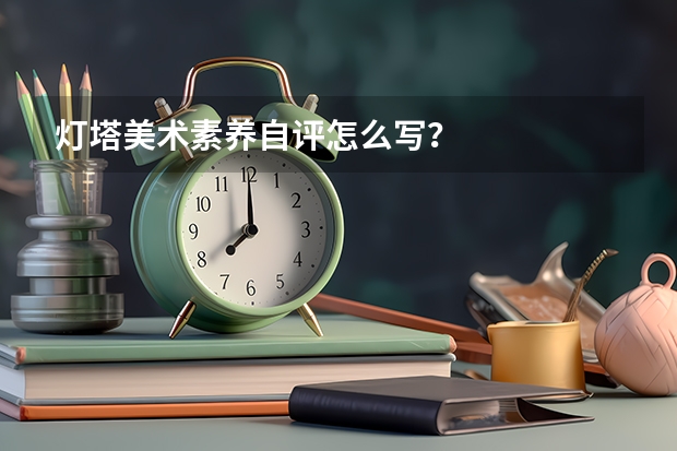 灯塔美术素养自评怎么写？