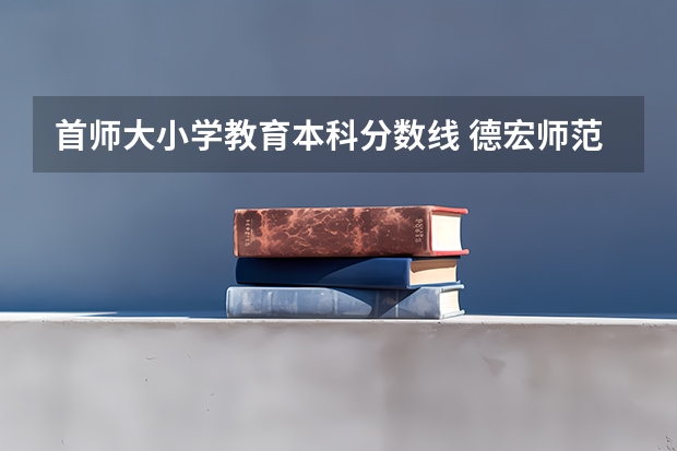 首师大小学教育本科分数线 德宏师范高等专科学校高考录取分数线