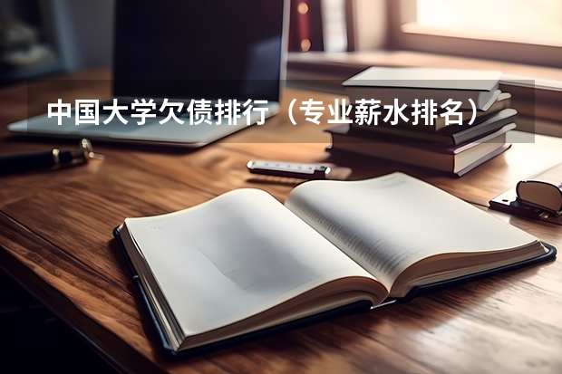 中国大学欠债排行（专业薪水排名）