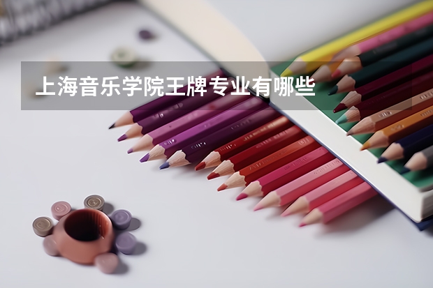 上海音乐学院王牌专业有哪些