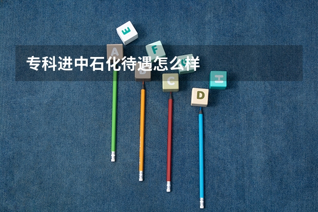专科进中石化待遇怎么样