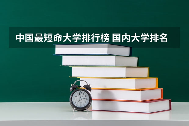中国最短命大学排行榜 国内大学排名综合排行榜？