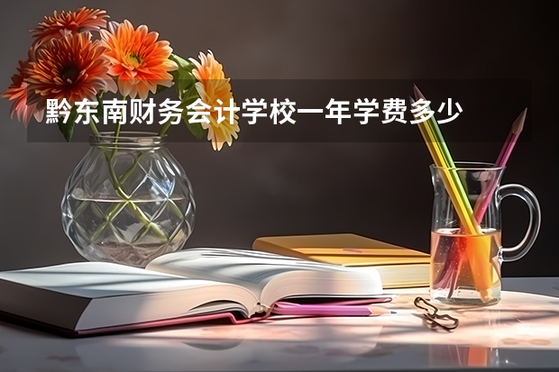 黔东南财务会计学校一年学费多少
