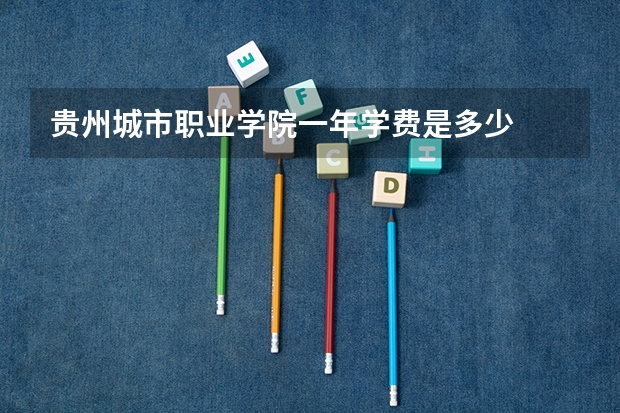 贵州城市职业学院一年学费是多少