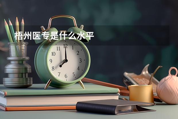 梧州医专是什么水平