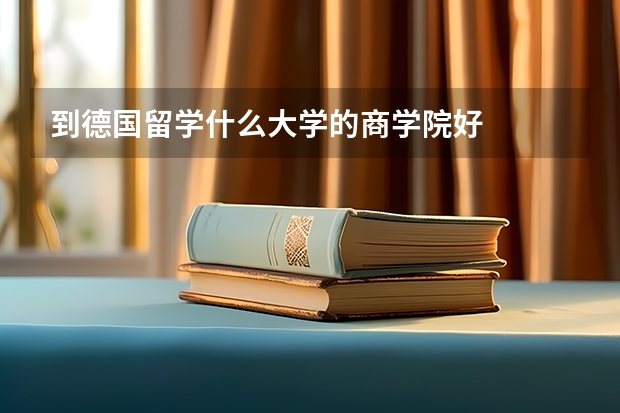 到德国留学什么大学的商学院好