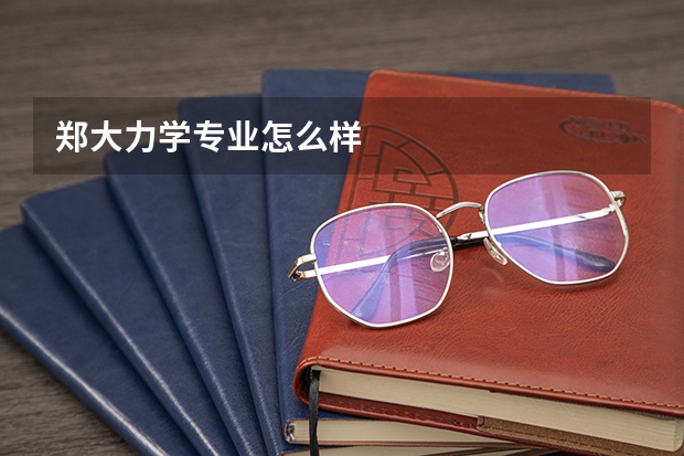 郑大力学专业怎么样