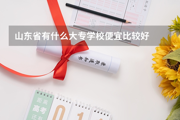 山东省有什么大专学校便宜比较好