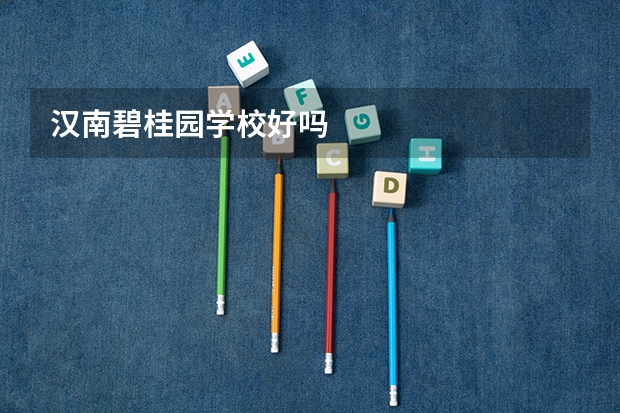 汉南碧桂园学校好吗