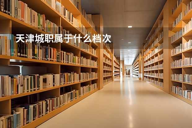 天津城职属于什么档次