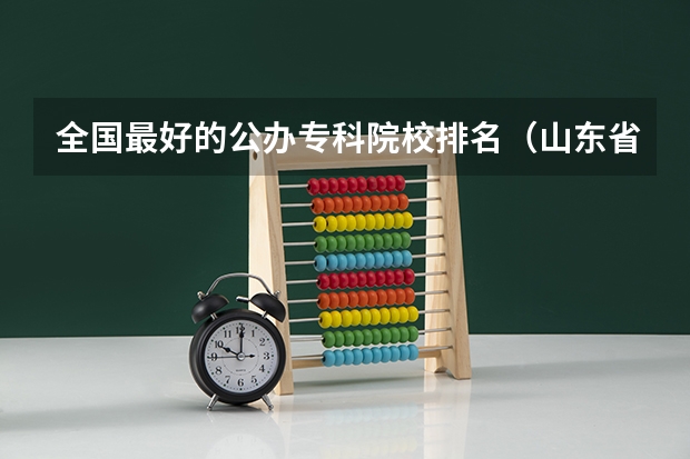 全国最好的公办专科院校排名（山东省十大最好专科学校）