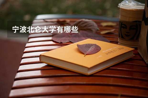 宁波北仑大学有哪些