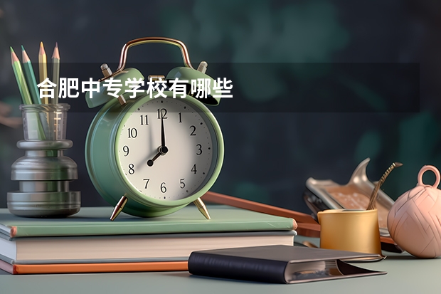 合肥中专学校有哪些