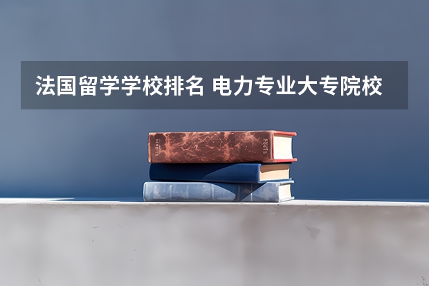 法国留学学校排名 电力专业大专院校排名