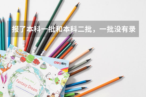 报了本科一批和本科二批，一批没有录取，还能报一批的征集志愿吗？