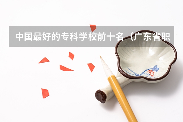 中国最好的专科学校前十名（广东省职业技术学院排名前十）