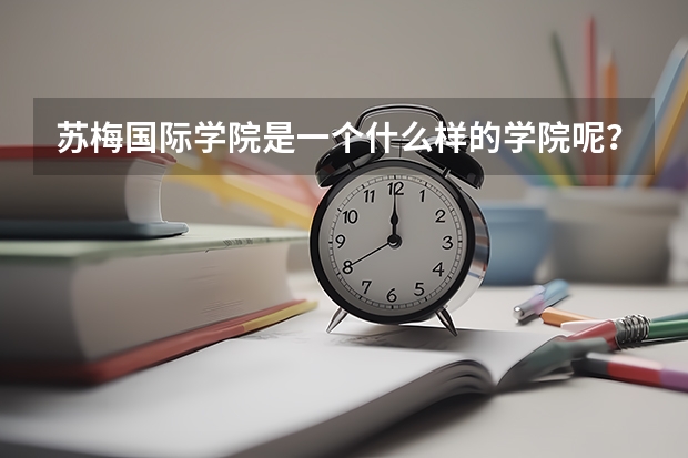 苏梅国际学院是一个什么样的学院呢？