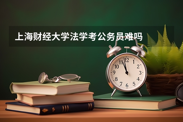 上海财经大学法学考公务员难吗
