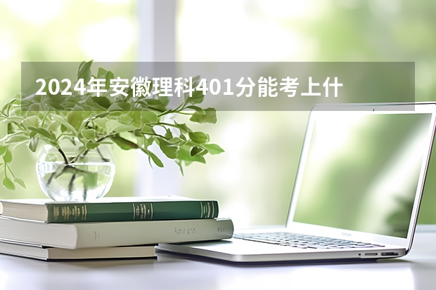 2024年安徽理科401分能考上什么大学?