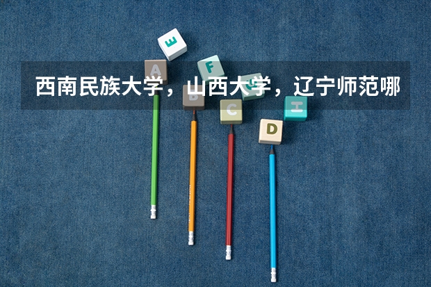 西南民族大学,山西大学,辽宁师范哪个考研好考?
