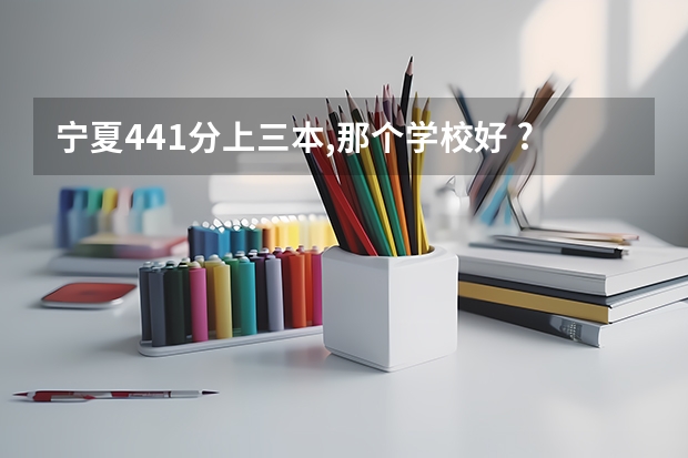 宁夏441分上三本,那个学校好 ?（宁夏大学新华学院是三本还是二本？）