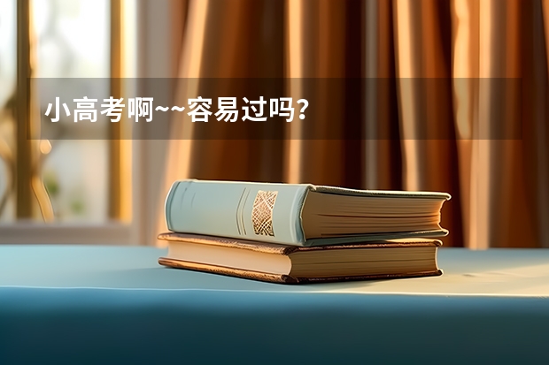 小高考啊~~容易过吗?