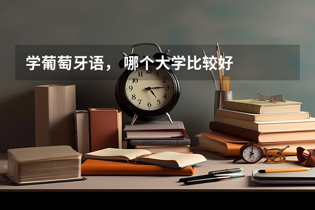 学葡萄牙语, 哪个大学比较好